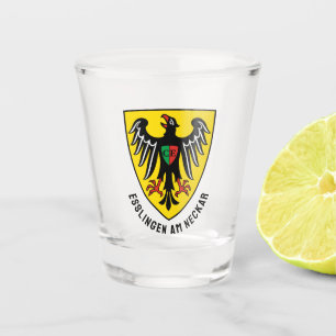 Esslingen am Neckar coat of arms, Germany Shot Glass