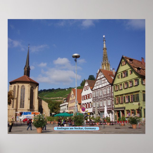 Esslingen am Neckar, Germany Poster (Front)