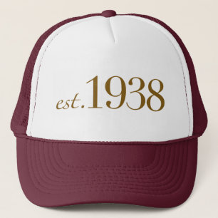 Est 1938 trucker hat