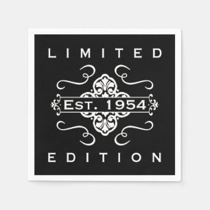 Est. 1954 70th Birthday Napkin
