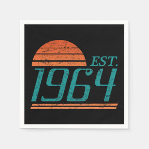 Est. 1964 Vintage 60 Yrs Old Napkin
