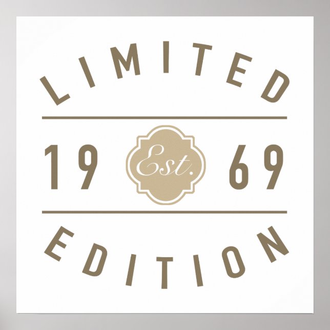 Est. 1969 Limited Edition Poster (Front)