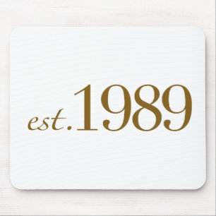 Est 1989 mouse pad