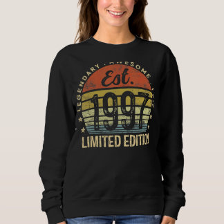 Est 1997  25th Birthday  25 Year Old Sweatshirt