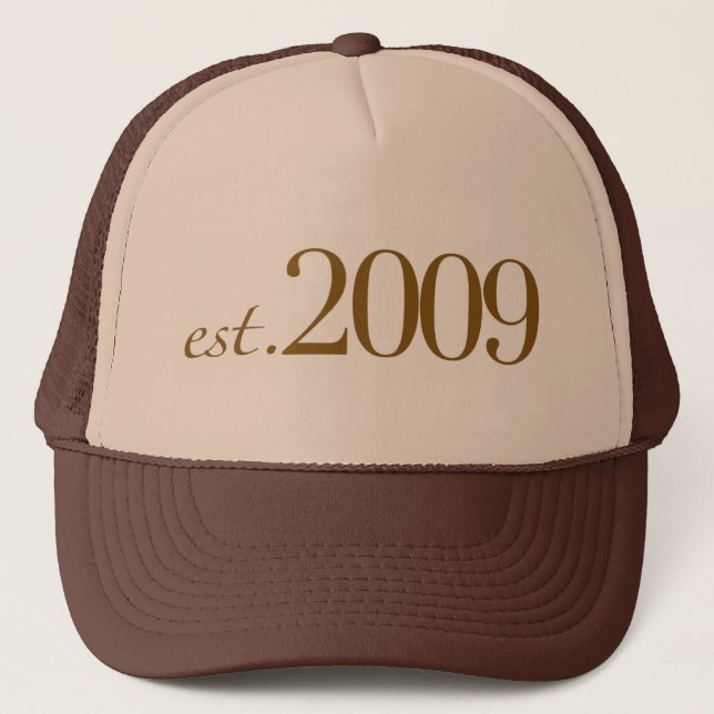 Est 2009 trucker hat (Front)