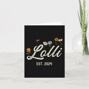 Est 2024 Floral Mothers Day New Parents Pregnancy  Card