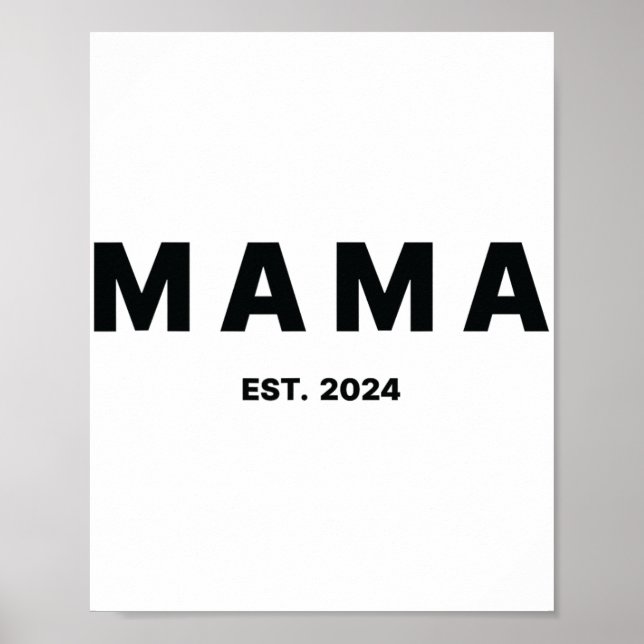 Est 2024 Mothers Day  Poster (Front)