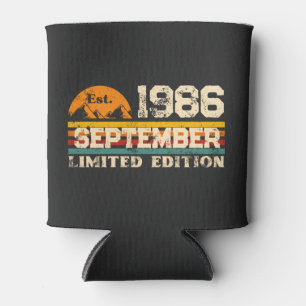 Est. September 1986 limited Edition Custom Can Cooler
