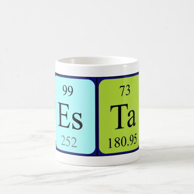 Esta periodic table name mug (Center)