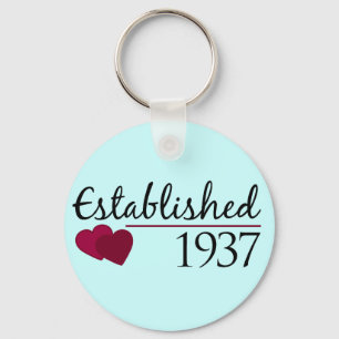 Established 1937 key ring