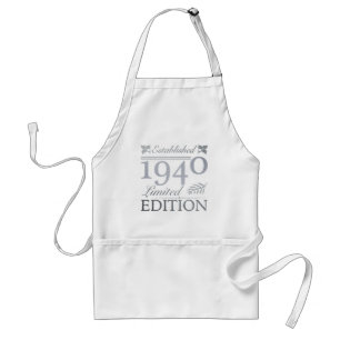 Established 1940 80th Birthday Standard Apron