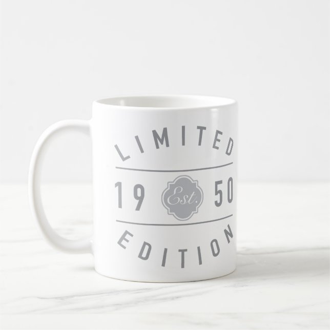 Established 1950 Limited Edition Coffee Mug (Left)