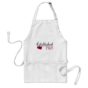 Established 1969 standard apron