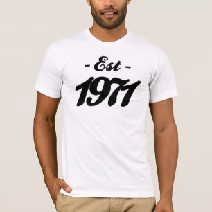 established 1971 - birthday T-Shirt