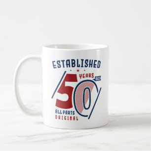 Established 50 Years Ago Birthday Gift Idea II Coffee Mug