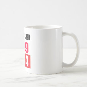 Established in 1924 coffee mug