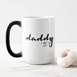 Established, Year Personalised Daddy Magic Mug