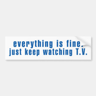 Establishment Message Bumper Sticker