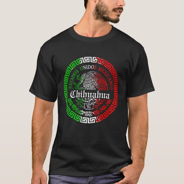 Estado de Chihuahua mexico emblem shirt (Front)