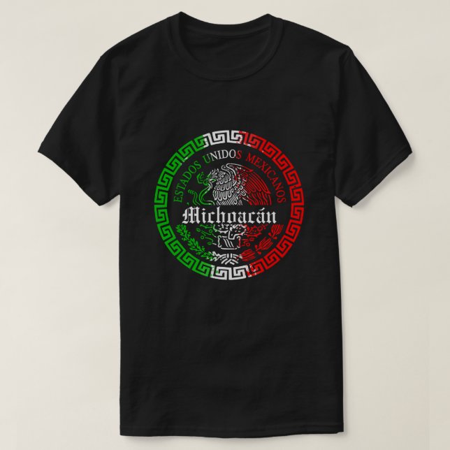 Estado de Michoacán mexico emblem shirt (Design Front)