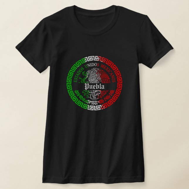 Estado de Puebla México emblem shirt (Laydown)