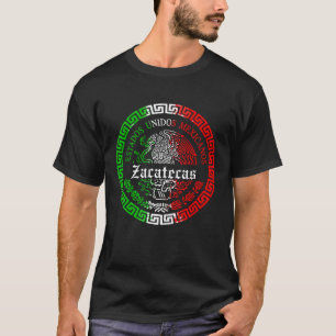 Estado de Zacatecas mexico emblem shirt