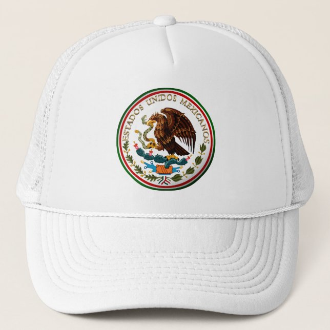 Estados Unidos Mexicanos (Eagle from Mexican Flag) Trucker Hat (Front)