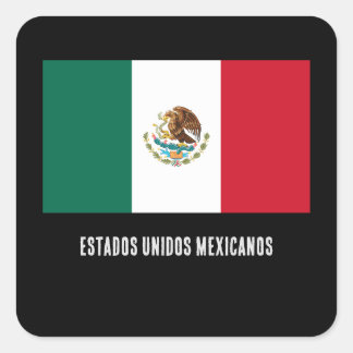 Estados Unidos Mexicanos Square Sticker