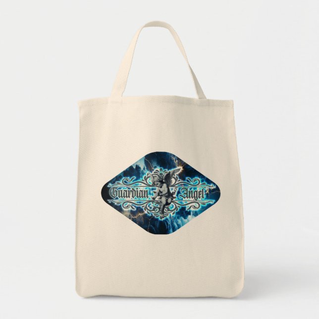 Estampa Anjo - Guardian Angel – Bolsa Tote Bag (Front)