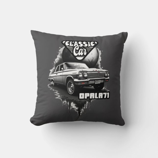 Estampa Carro - Classic Car Opala 71 - Almofada Cushion (Front)