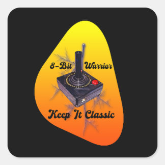 Estampa Game - Retro Gamer Legend - Adesivo Square Sticker