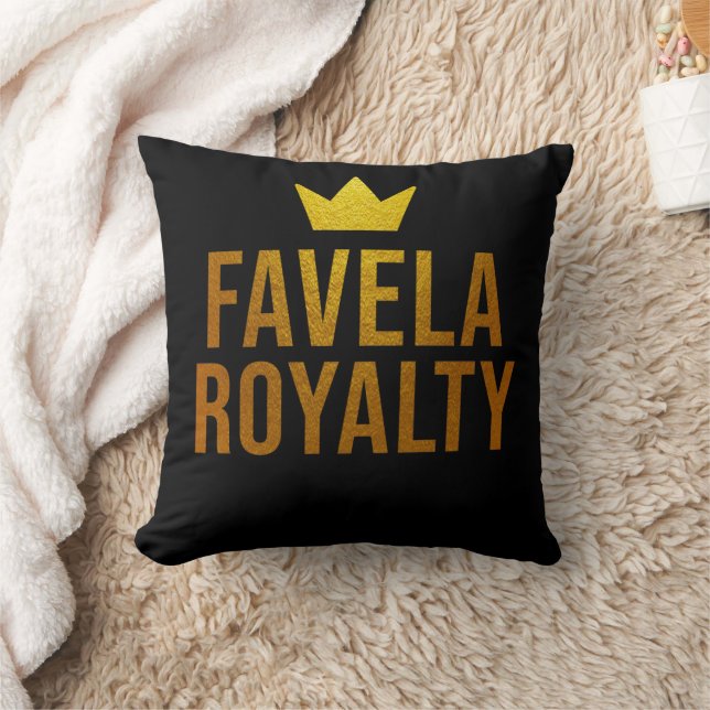 Estampa Hip Hop - Favela Royalty -  Cushion (Blanket)