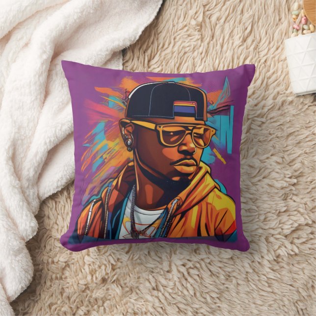 Estampa Hip Hop - Street graffiti art - Almofada Cushion (Blanket)