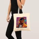 Estampa Hip Hop - Street graffiti art - Bolsa Tote Bag<br><div class="desc">This t-shirt features the Hip Hop Art print, a vibrant digital illustration depicting a man wearing a hat and glasses, with expressive strokes in vector art style. Inspired by urban and cultural elements, the artwork brings a contemporary and artistic touch, ideal for those who enjoy streetwear and hip-hop fashion. Created...</div>