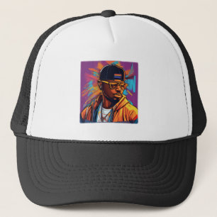 Estampa Hip Hop - Street graffiti art - Bone Trucker Hat