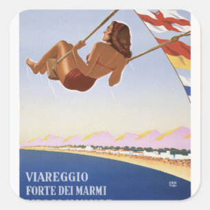 Estate Italiana Square Sticker