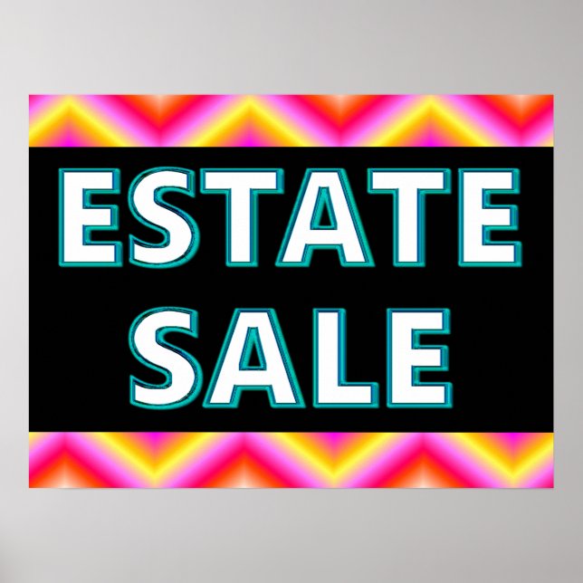 Estate Sale Poster (Front)