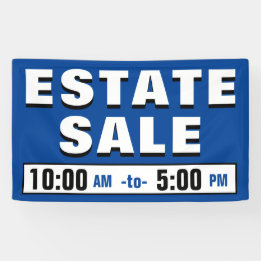 Estate Sale with Times Banner