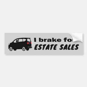 Estate Sales Fun Cool Pick a Color Bumper Sticker