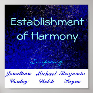 Estblishment of Harmony Poster