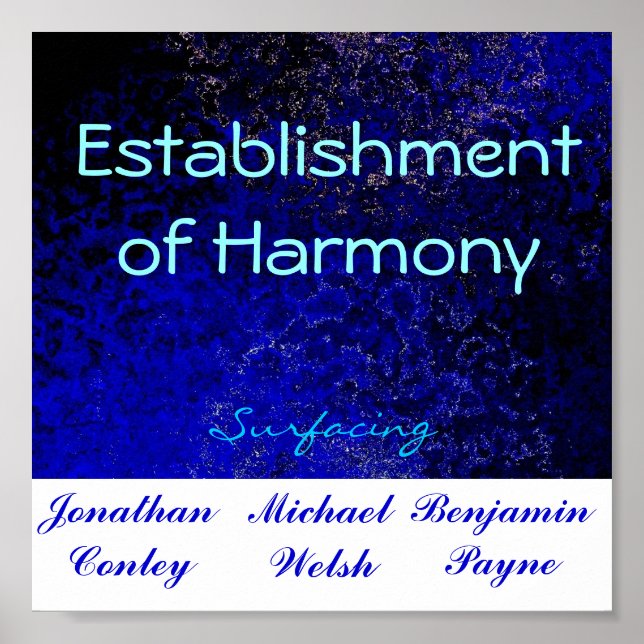 Estblishment of Harmony Poster (Front)