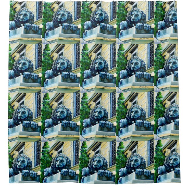 Esteemed Feline Shower Curtain (Front)