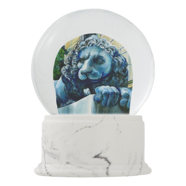 Esteemed Feline Snow Globe (Back)