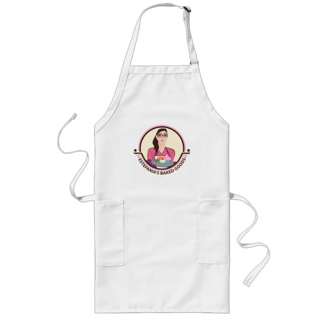 ESTEFANIA'S BAKED GOODS LONG APRON (Front)
