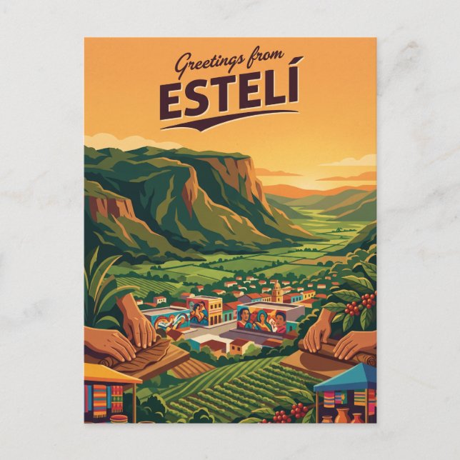 Estelí Nicaragua Postcard (Front)