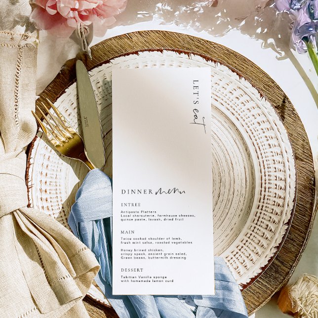 Estelle Minimalist Wedding Long Menu (Creator Uploaded)