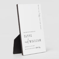 Estelle Modern Minimal Welcome Sign Poster