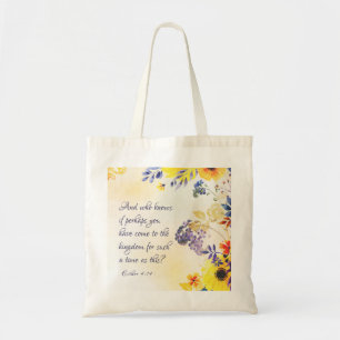 Ester 4:14 Come to the Kingdom for such a Time Tote Bag