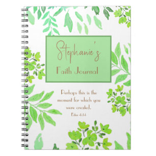 Ester 4:14 - Perhaps this is the Moment Green Notebook