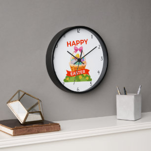Ester Bunny Clock